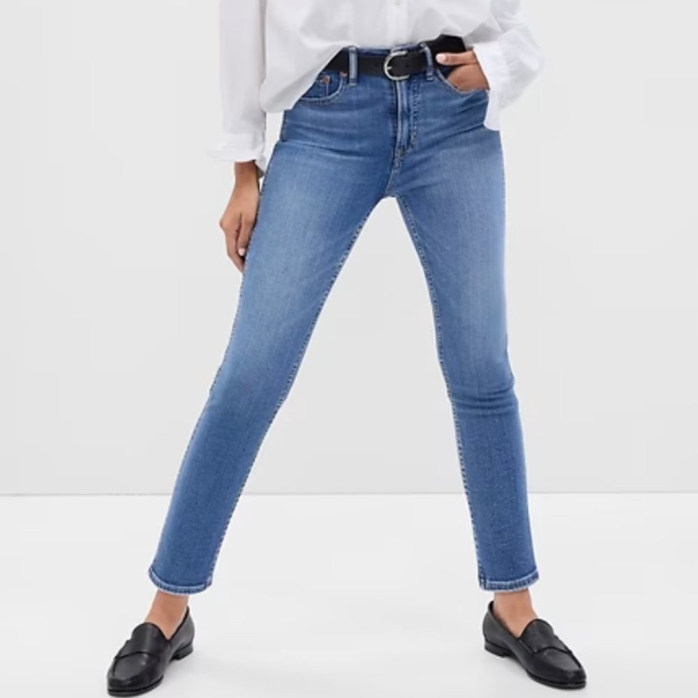 Gap Jeans High Rise Vintage Slim 18R | 34 - NWT Medium Indigo